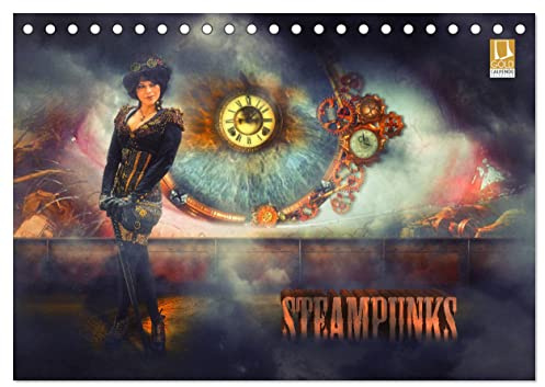 Steampunks (Tischkalender 2026 DIN A5 quer), CALVENDO Monatskalender: Der Digital-Art Künstler Dirk Meutzner entführt Sie in die Welt der Steampunks (CALVENDO Hobbys)