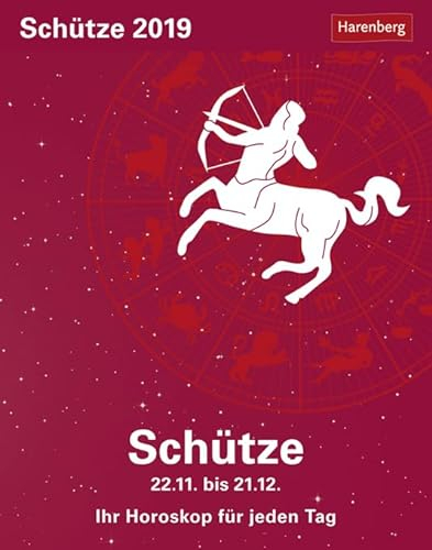Schütze Sternzeichenkalender 2024: Tagesabreißkalender. Tischkalender 2024 mit täglichem Horoskop. Kleiner Kalender mit täglichem Blick in die Sterne: Tagesabreißkalender - Ihr Horoskop für jeden Tag