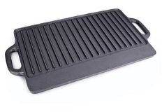 Cast Iron Non Stick Griddle with Handle Sizzler Steak 15 x 9 (505 x 235mm) Samuel Groves 1817