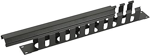 Lanview 1U 19 SLIDING COVER CABLE MANAGEMENT PANEL BLACK, RAO400BL (MANAGEMENT PANEL BLACK)