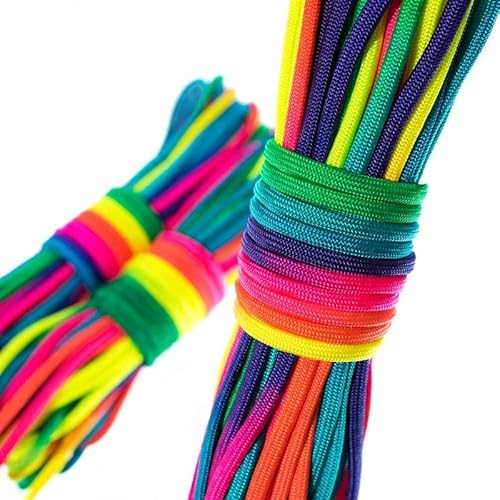 PARACORD PLANET Rainbow Dye Cord 101 Feet