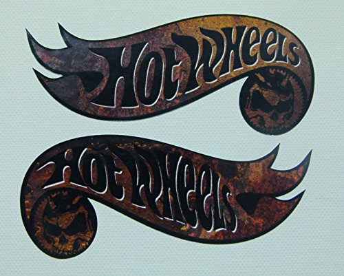 cut-it folientechnik & design MG303 / 2X Rost Kult Aufkleber je 11,5x4,5cm Hot Rod Tuning Sticker Muscle Car Racing Old School Vintage Retro Style