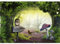 decomonkey Fototapete Kinderzimmer 400x280 cm XL Tapete Fototapeten Vlies Tapeten Vliestapete Wandtapete moderne Wandbild Wand Schlafzimmer Wohnzimmer Wald Tiere Fabel Baum