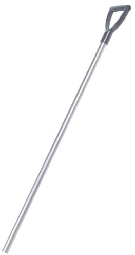 horizont Aluminiumstiel für Kunststoff-Schwedengabel (115 cm) - grau – Robuster Stiel für Bollengabel Pferde mit 26 mm Durchmesser, Pferde- und Stallzubehör