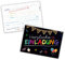 itenga 12 x Postkarte Einladung Tafel Geburtstag Schulanfang Kindergarten Kinder Party DIN A6 quer