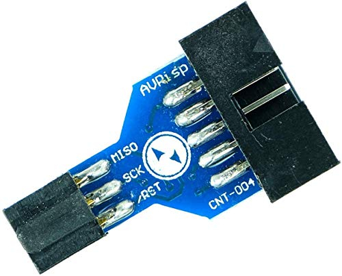 Paradisetronic.com ISP-Adapter, 10-Pin auf 6-Pin - Kompatibel mit Atmel AVR, Arduino, Bascom, USBasp & ICSP - Mühelose Programmierung & Debugging-Lösung