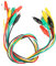 10 Stück 50 cm Krokodilklemme, 35 mm Doppelkrokodilklemmen Kabel Drahtdurchmesser 2,5 mm Gewicht Ca. 55 g für elektrische Geräte Draht und Kabel