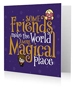 Harry Potter Geburtstagskarte, Freund Geburtstagskarte Harry Potter, Harry Potter Hogwarts Karte für meinen Freund