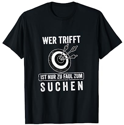 Bogenschütze Bogenschießen Pfeil und Bogen Bogensport T-Shirt - Bogenschützen Sportbogen - Schwarz - S - Unisex - Erwachsene - Kurzarm - Klassische Passform - Baumwolle 50%, Polyester 50%