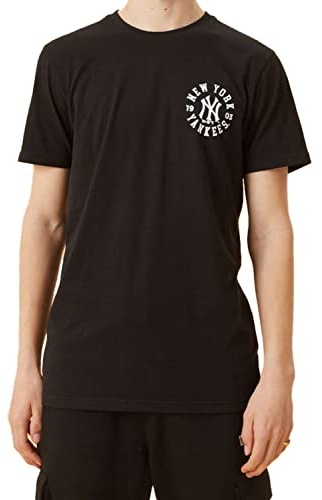 New Era - MLB New York Yankees Wordmark Graphic T-Shirt - Schwarz Farbe Schwarz, Größe M