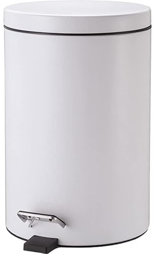 Helit Z2300305 Treteimer mit Fußpedal, Weiß, 20L Kapazität