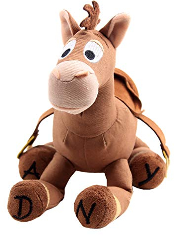 uiuoutoy Peluche Bullseye le cheval 25,4 cm