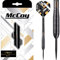 McCoy Darts D6073 Thrust Black | Premium 90% Wolfram Steel Tip Darts Set | 27g