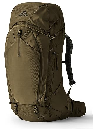 Gregory Baltoro 100 Pro Oliv - Komfortabler robuster Trekkingrucksack, 100l, Größe Medium - Farbe Crocodile Green