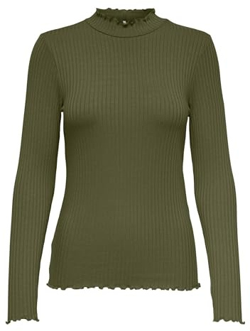 JDY Damen Jdyfransiska L/S Hi-NCK Top Jr Noos Jdyfransiska L/S Hi-NCK Top Jr Noos (1er Pack)