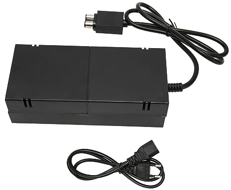 Ladrillo de Fuente de Alimentación para Xbox One, Adaptador de Fuente de Alimentación de Reemplazo de Cable de CA con Indicadores LED Duales para Consola Xbox One, Adaptador de