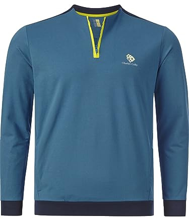 Charles Colby Herren Sweatshirt Earl Torin Blau, 4XL (XXXXL) - 68/70