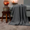 4All Teddy Bear Throws for Sofa Bed Settes Fluffy Warm Cosy Fleece Blanket for Adults and Kids Teddy Fleece Duvet Covers (Charcoal, 220x240cm)