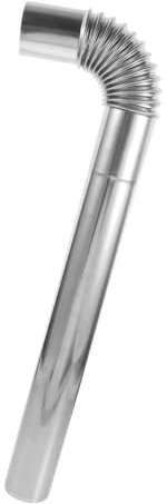 VINTORKY Edelstahl Kaminrohr Mit Bogen Langlebiger Edelstahlkamin Für Küchen Heizungsabluft Installieren Vielseitig Für Camping Wohnmobil Und Brennöfen