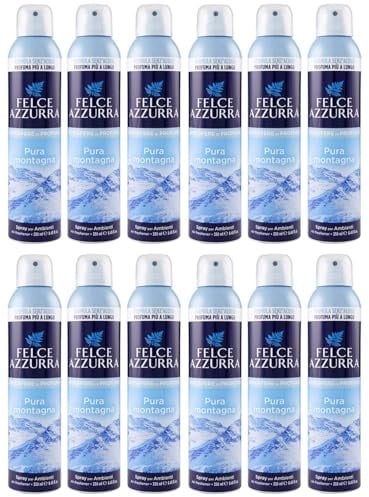 Felce Azzurra Pura Montagna Deodorante Ambienti, 12 confezioni da 250 ml