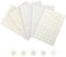 Tabanzhe Screw Hole Stickers - Conceal and Beautify with 5 Sheets of 21mm Self-Adhesive Cover Caps Featuring Wood Texture for Wood Wardrobe and Furniture
