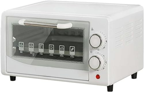 BTURYT Forno Elettrico da 12 Litri, Forno da Banco con Convezione in Acciaio Inossidabile, Mini Mini Multifunzione (Bianco)