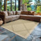 Carpettex In & Outdoor Teppich Wetterfest 280 x 370 cm Grün - Sisal Optik Balkon Teppich Waschbar, Wasserfest und Flachgewebe - Ideal als Teppich für Küche, Terrasse, Garten und Camping