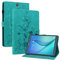 LMFULM® Custodia per Samsung Galaxy Tab A SM-T550 / T555 (9,7 pollici), in pelle PU, con funzione di supporto, colore: Verde