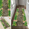 Poaegle Teppich Läufer Flur Grün Lang rutschfest KücheLäufer Holzmaserung Waschbar Schlafzimmer Bunt Teppich Läufer 50x150cm Dauerhaft Läuferteppich FlurLäufer Korridor Meterware