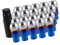 A ABSOPRO 20uds M12x1.25 Orejeta Tuercas Antirrobo Rueda Tuercas Antirrobo con Llave Herramienta Juego Multicolor Reemplazo de artículo