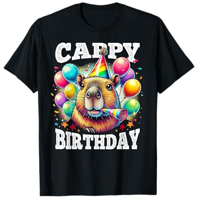 Lustiger Cappy Geburtstag Capybara Cute Animal Pet Owner T-Shirt