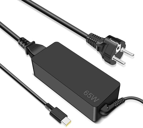 65W USB C Chargeur pour Lenovo ThinkPad X1 Carbon T14 T15 L14 T480 T490 T580 T590 E480 E490 E580 E585 E590 E595 Yoga C740 720 730 910 720-13IKB 730-13IKB Ordinateur Portable Alimentation Adaptateur
