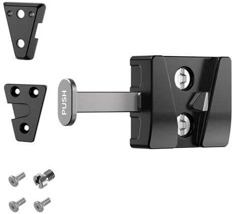SIRUI AM-VM04 Mini V-Mount Basisplatte mit Wechselplatten-Set – Kompakte Quick-Release Halterung für V-Mount Batterien, NP-F Adapter & Zubehör, leichtes Alu-Design
