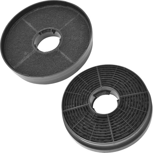 SANTUO 2Pcs Carbon Filter For Lamona HJA2480 HJA2908 LAM2401 Cooker Hood Recirculating Carbon Filter Extractor Fan Replacement Extractor Vent Fan Easy Installation