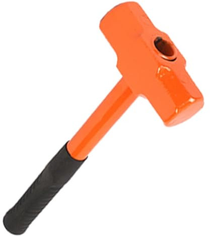 12.6 Marteau de traîneau résistant aux chocs, marteau polyvalent lourd avec adhérence texturée, marteau de démolition pratique de la rouille pour la construction, la démolition et les projets de