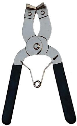 GLEAVI Piston Ring Caliper Ratchet Pliers Ring Expander Tool for Car Engine Spring Steel Construction Comfortable Grip Handles