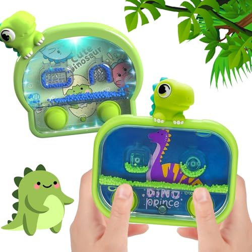 2 Stücks Wasserflipper Kinder Dinosaurier Wasserspiel Geduldsspiel Kinder Wasserflipper Mitbringsel Kindergeburtstag Reisespiele Kinders ab 3 für Geschenke Weihnachten Mitgebsel Kindergeburtstag