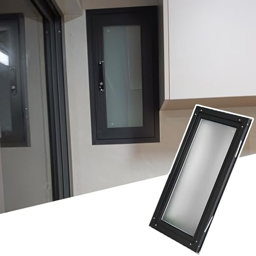Dailify Panel de Acceso Puerta de Acceso Al Ático Insonorizada, Tapa de Registro de Fontanería para Pladur, Puertas de Aire Acondicionado con Cristal Templado(50x50cm (20x20in))