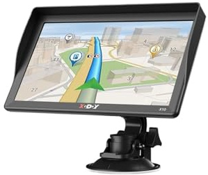 X10 Navigation Auto GPS 9 Zoll LKW 256M+16GB 9 kapazitiver Bildschirm Navigator Upgrade Karte Kostenloser FM Sender Typ C