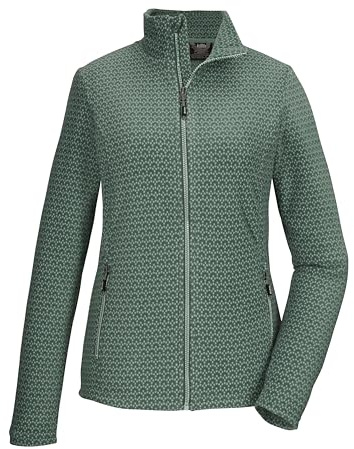 killtec Damen Fleecejacke KW 456 WMN FLC JCKT, grüngrau, 36, 43259-000