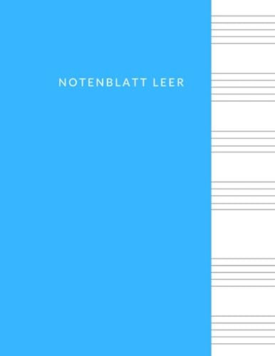 Notenblatt Leer: Leeres Notenblatt Papier, Notenblatt Leer Klavier,