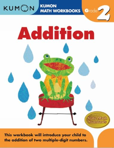 Kumon Grade 2 Addition (Kumon Math Workbooks), Ages 7-8, 96 pages