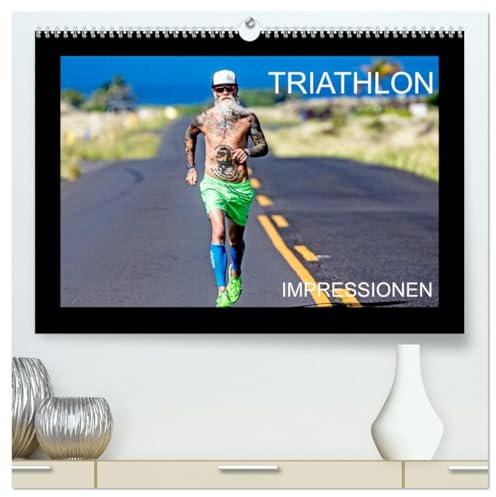TRIATHLON Impressionen (hochwertiger Premium Wandkalender 2026 DIN A2 quer), Kunstdruck in Hochglanz: DIE SCHÖNSTEN TRIATHLONFOTOS (CALVENDO Sport)