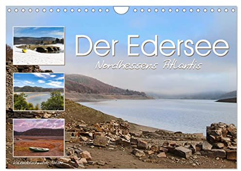 Der Edersee, Nordhessens Atlantis (Wandkalender 2026 DIN A4 quer), CALVENDO Monatskalender: Wenn Geschichte wieder auftaucht (CALVENDO Orte)