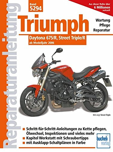 Triumph Daytona 675/R, Street Triple/R: ab Modelljahr 2006