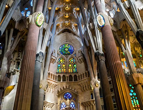 hansepuzzle 13938 - Sagrada Familia Puzzle 1000 Teile - Religion-Puzzle mit hochwertiger Aufbewahrung: Kartonbox und wiederverschließbarem Beutel - Format 60 × 46 cm