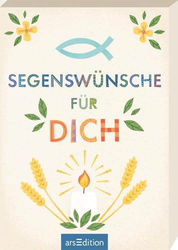 Segenswünsche für dich: Liebevoll illustrierte Kartenbox mit 50 Kärtchen