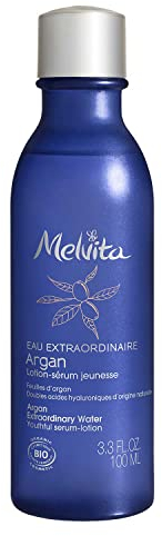 Melvita - Eau Extraordinaire d'Argan - Lotion Sérum 99% Naturel - Extrait de Feuilles d'Argan pour Peau Lissée et Hydratée - Texture Gélifiée - 100 ml