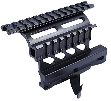 Gexgune Jagd Taktische Picatinny Weber AK Serie Schiene Seite Mount Schnelle QD 20mm Abnehmbare Doppel Seite AK Gewehr Scope Sicht Halterung Halterung