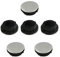 MroMax Tapa de agujero para grifo de fregadero de cocina, acero inoxidable, 6 paquetes (0.98 a 1.18 pulgadas de diámetro)